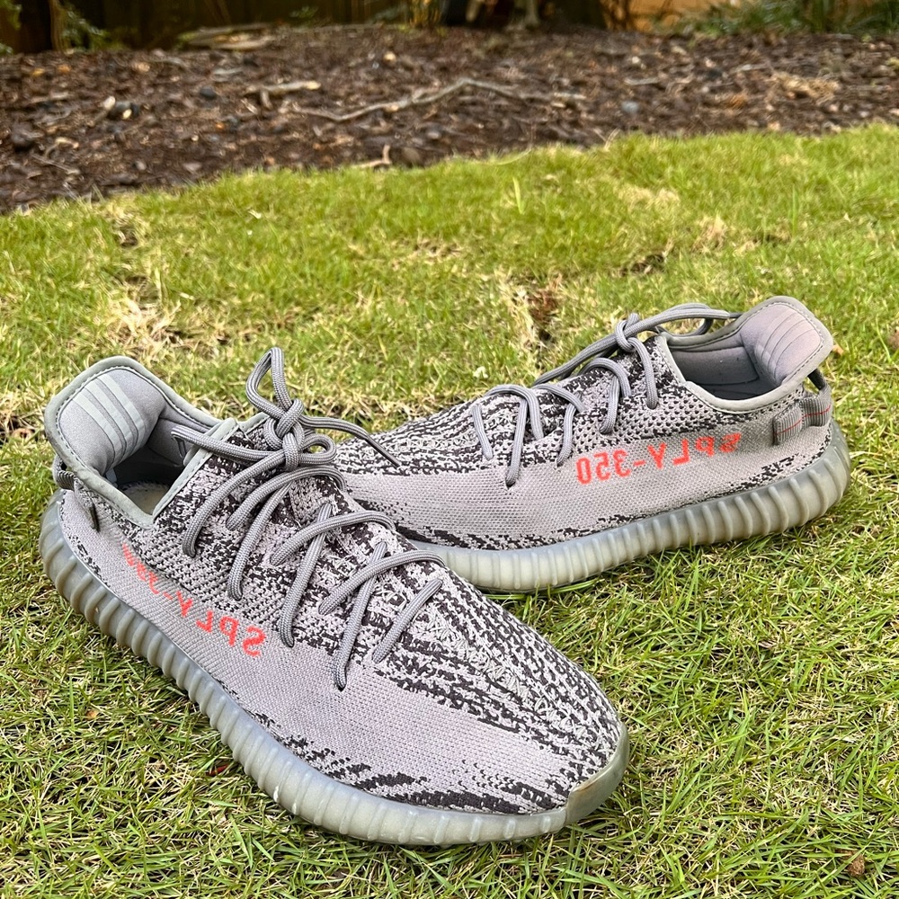 Adidas Yeezy Boost 350 V2 Beluga 2.0 Gray Orange AH2203 Men’s US 11.5